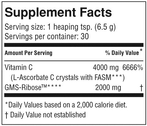 Vitality C Supplement Facts